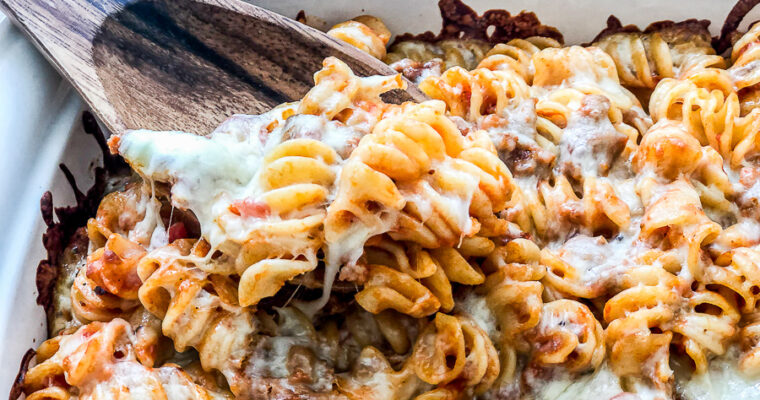 Simple Sausage Pasta Bake