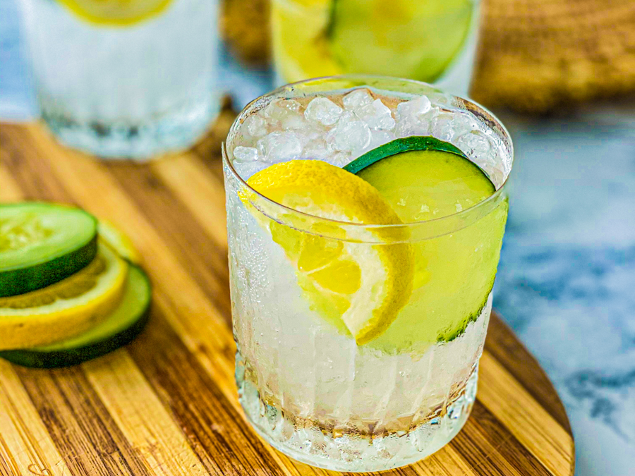 Fresh Cucumber Vodka Cocktail