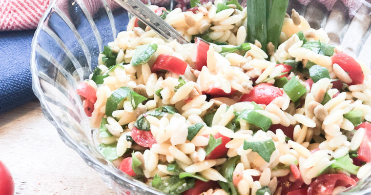 Healthy Orzo Pasta Salad