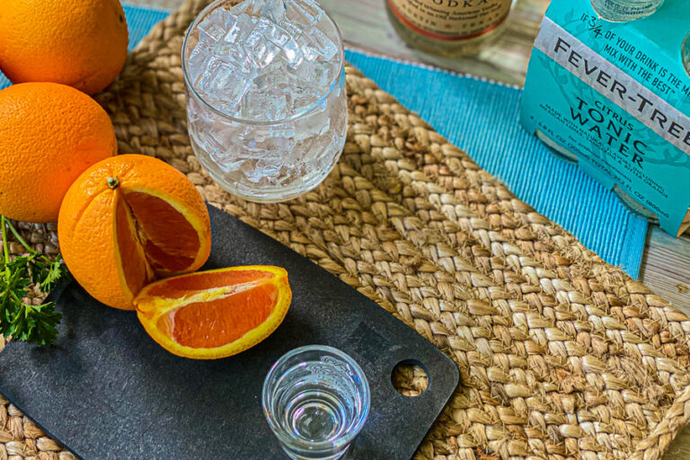 Vodka Tonic with Orange — Fresh Simple Home