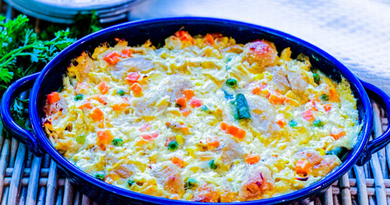 Creamy Chicken Pot Pie Casserole