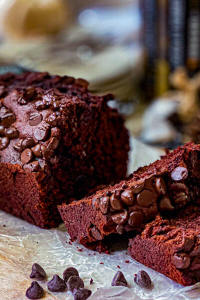 Delicious Dark Chocolate Loaf Bread