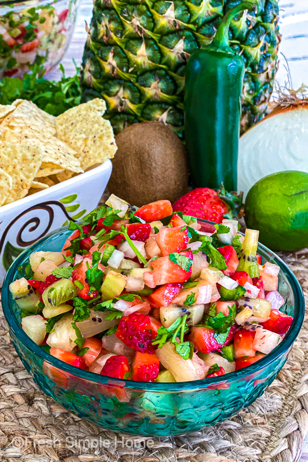 Tangy Pineapple Strawberry Salsa