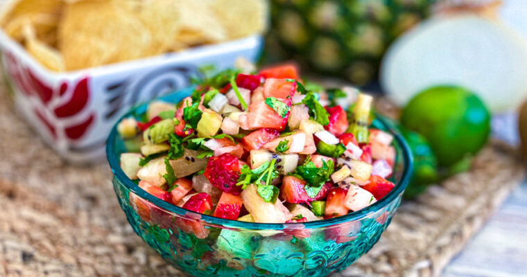 Tangy Pineapple Strawberry Salsa